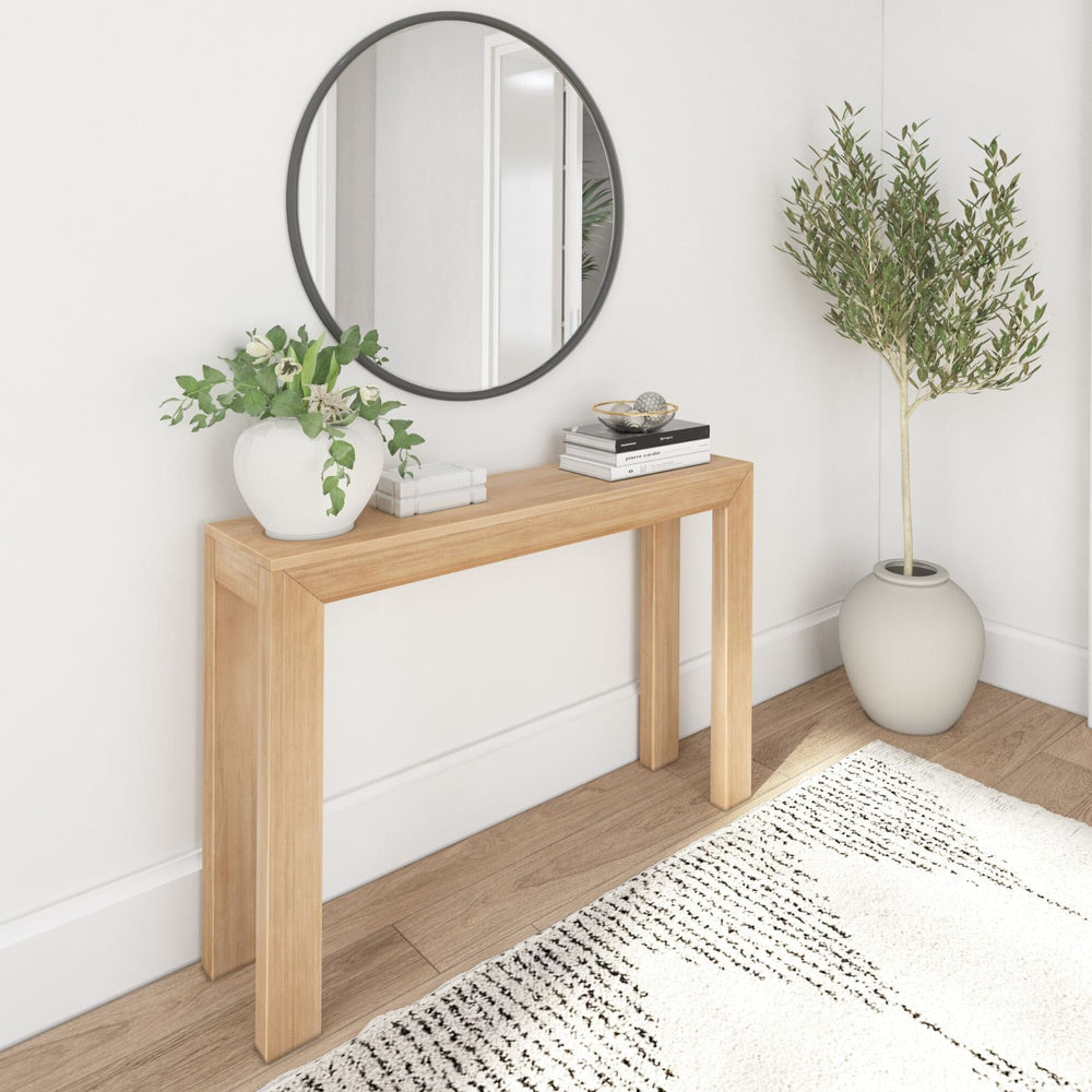 Modern Console Table - 46.25" Furniture Plank+Beam Blonde 