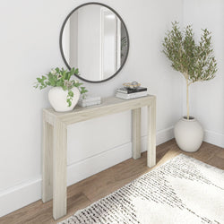 Modern Console Table - 46.25" Furniture Plank+Beam White Sand 