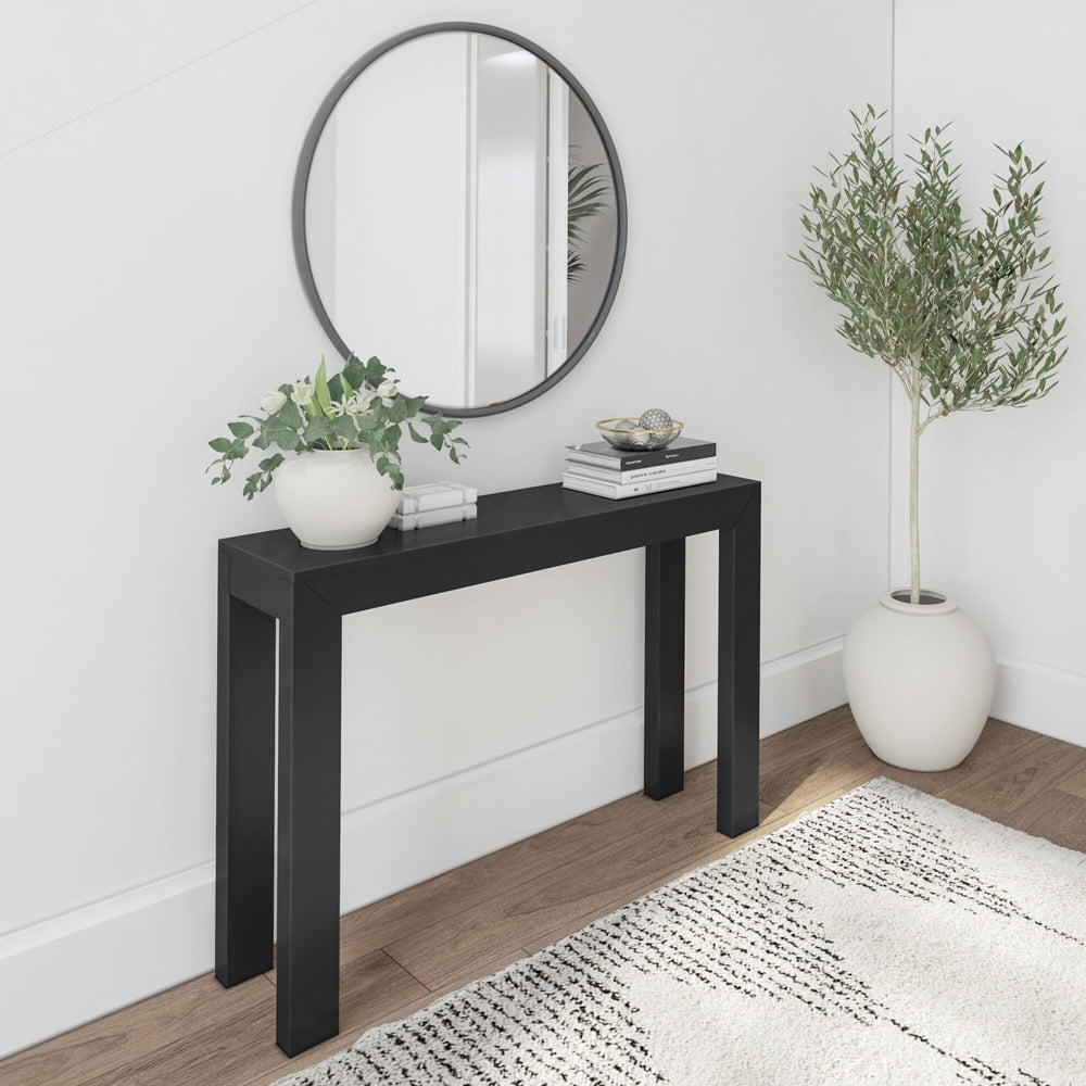 Modern Console Table - 46.25" Furniture Plank+Beam Black 