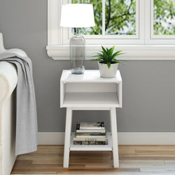 Mid-Century Side Table with Storage Furniture Plank+Beam 