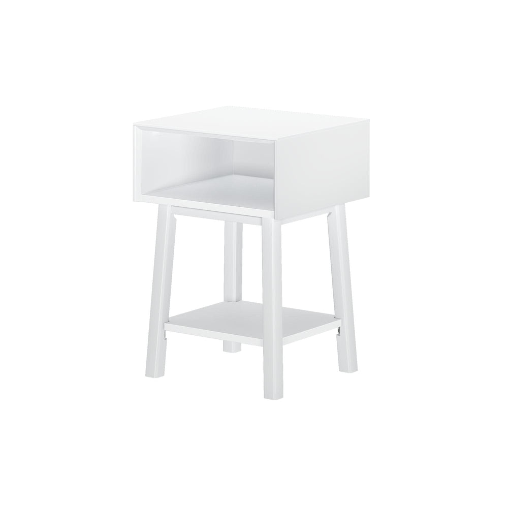 Mid-Century Side Table with Storage Furniture Plank+Beam 