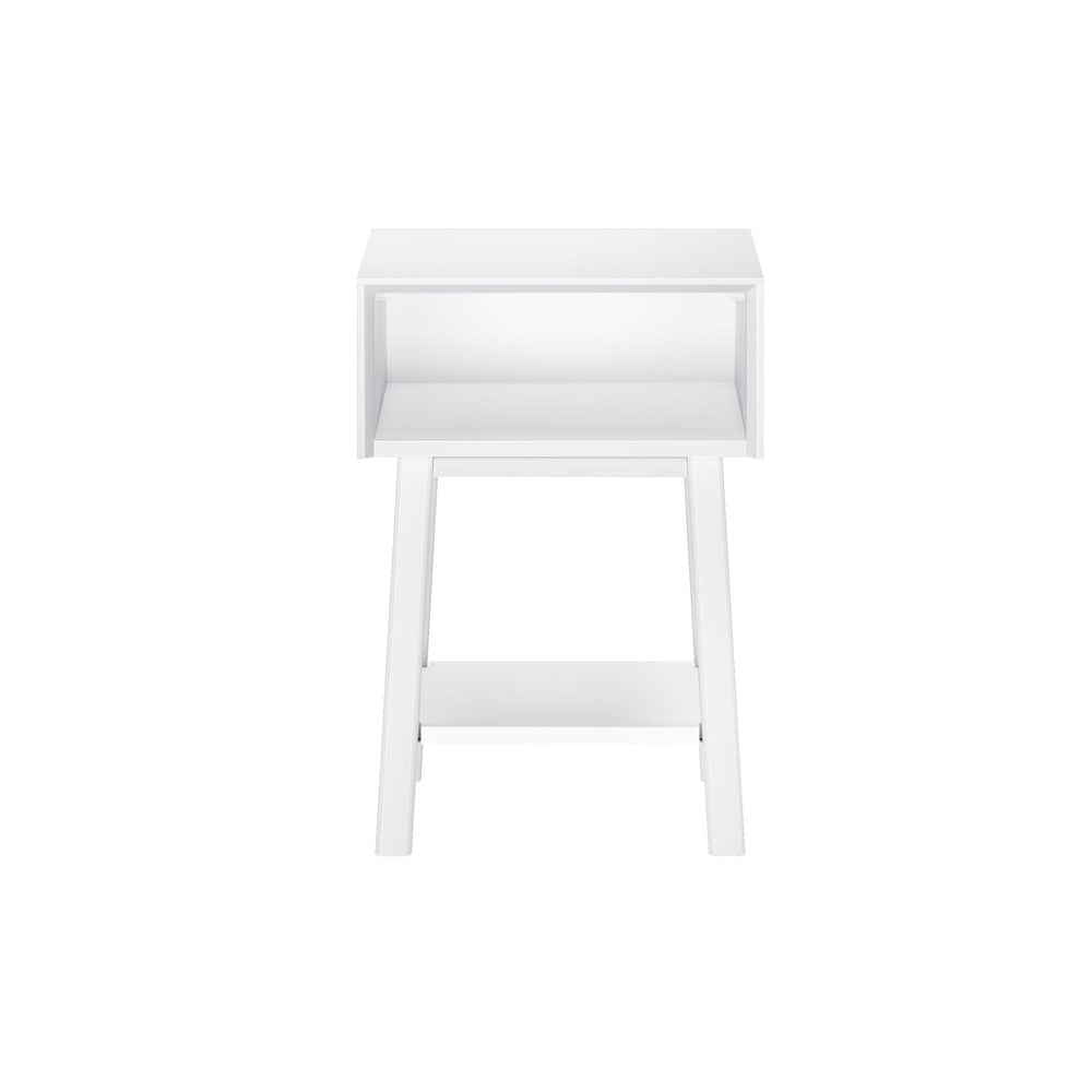 Mid-Century Side Table with Storage Furniture Plank+Beam 