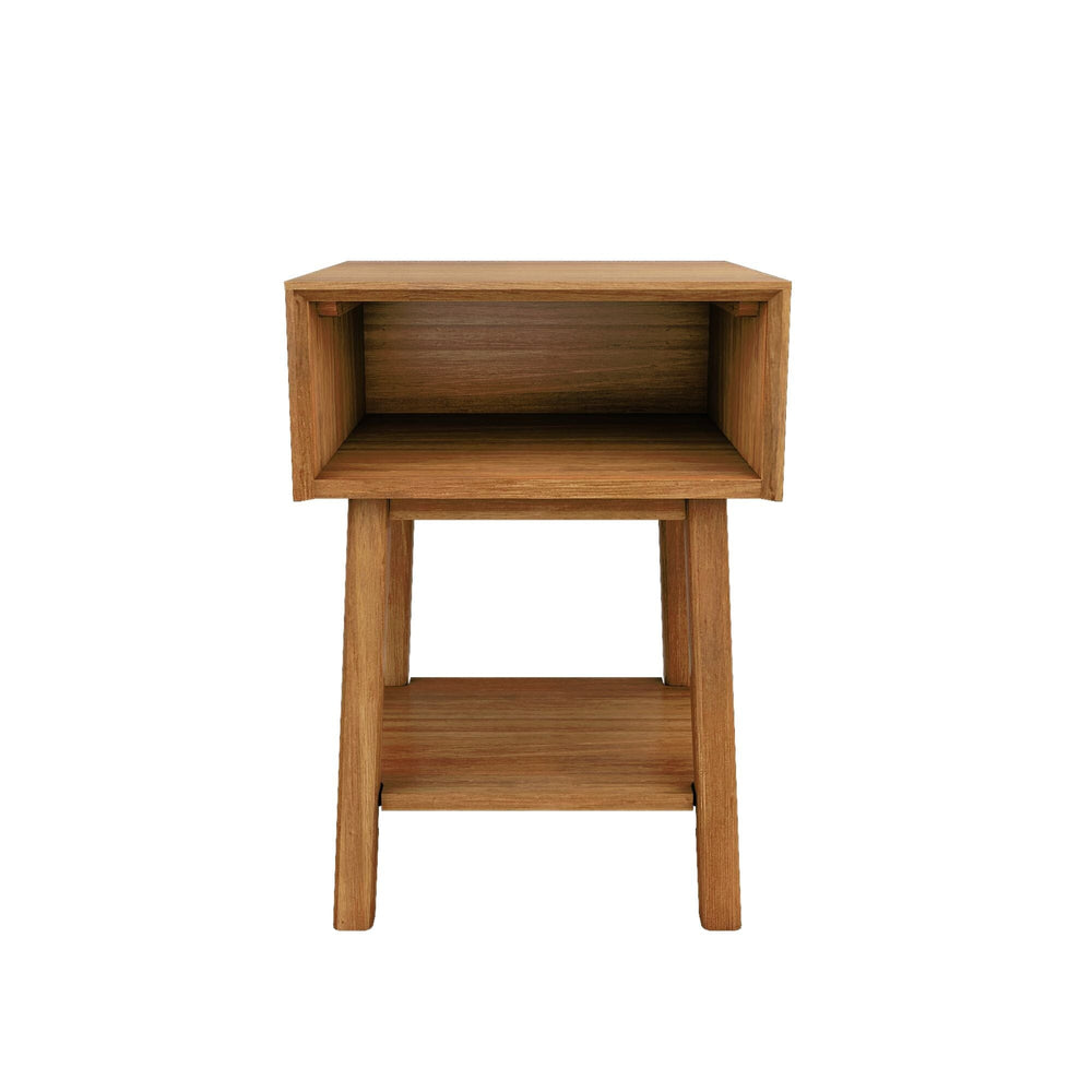 Mid-Century Side Table with Storage Furniture Plank+Beam 
