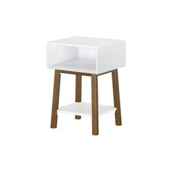 Mid-Century Side Table with Storage Furniture Plank+Beam 