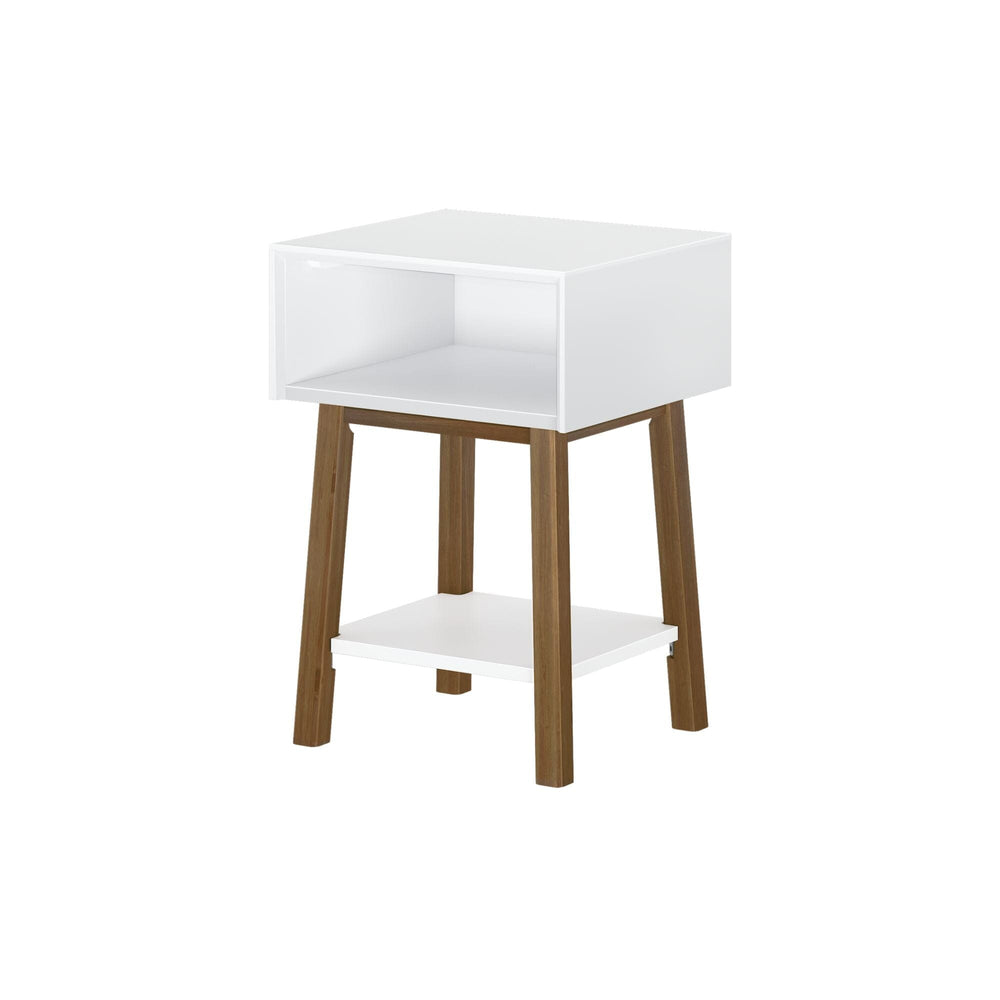 Mid-Century Side Table with Storage Furniture Plank+Beam 