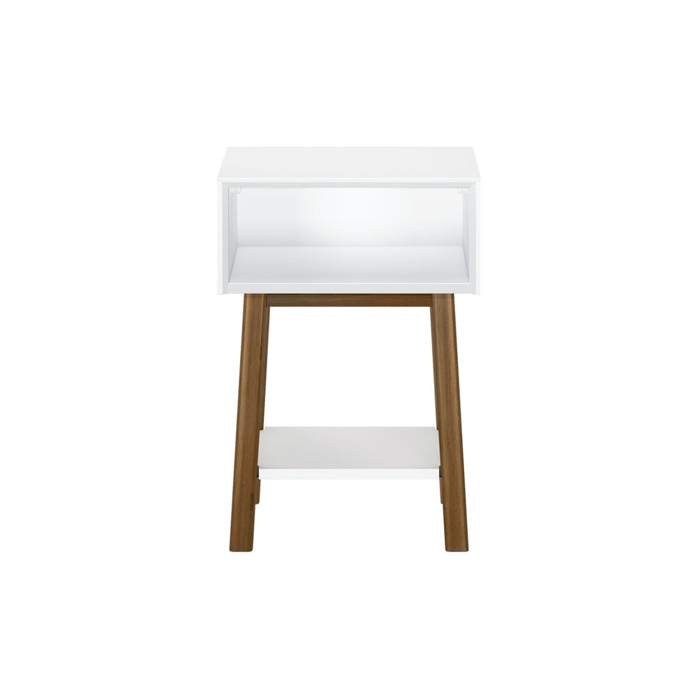 Mid-Century Side Table with Storage Furniture Plank+Beam 